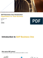 Introduction To SAP Business One