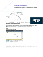 Rutas estáticas en Packet Tracer de manera gráfica e rip