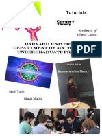 Tutorials: Harvard University Department of Mathematics Undergraduate Program