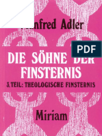 Adler, Manfred - Die Söhne Der Finsternis - 3. Teil - Theologische Finsternis