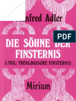Adler, Manfred - Die Söhne der Finsternis - 3. Teil - Theologische Finsternis
