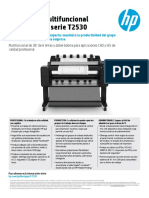 Ficha Tecnica Plotter HP Designjet T2530 PDF
