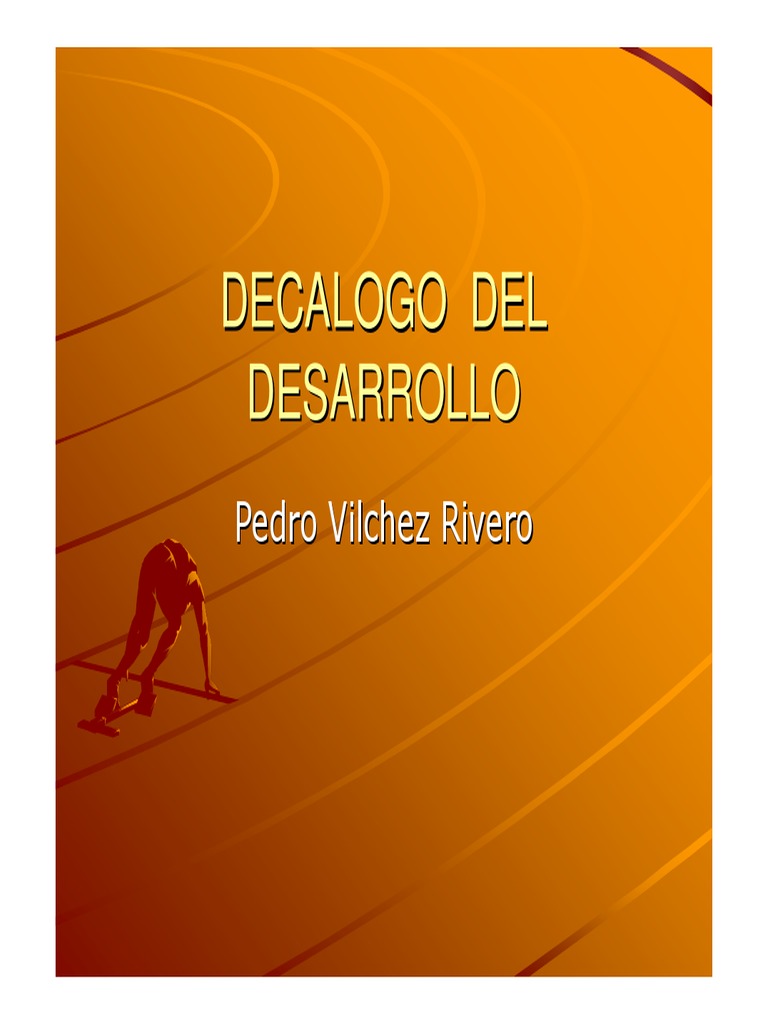 Decalogo Del Desarrollo Ppt En Pdf Pdf Science Ciencia Y Tecnología