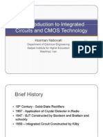 An Introduction To Integrated An Introduction To Integrated Circuits and CMOS Technology