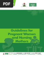 Guidelines For Pregnant Women and Nursing Mothers: Covid-19