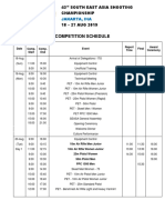 Competition Schedule Seasa Ina 2019