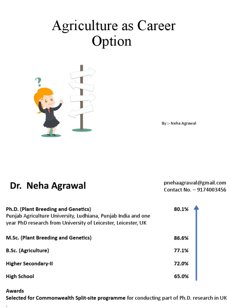 Agriculture Career Guide & Opportunities | PDF | Doctor Of Philosophy ...