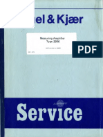 Bruel-Kjaer 2606 2607 2608 Service Manual