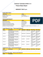 Cat Electronic Technician 2016A v1.0 Product Status Report