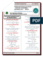 Formulario Primer Parcial (Mat-207)