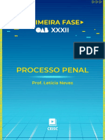 9-Processo Penal - XXXII