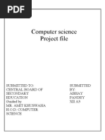 Computer Science Project File