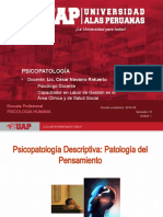 PPT SEMANA 2  Psicopatologia descriptiva