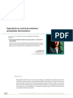 Experiencia en Control de Emisiones: Precipitador Electrostático