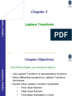 Laplace Transform: CAB3014 - Chemical Process Dynamics and Control