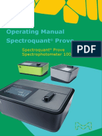 En - Spectroquant Prove - Operating - Manual PDF