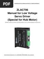 Zlac706 Manual 1.3 Hub Motor PDF