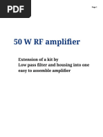 50 W RF Amplifier PDF