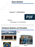 CSE 480: Database Systems: Lecture 1: Introduction