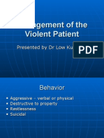 Management of The Violent Patient