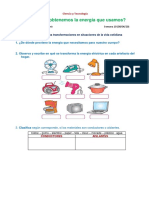 ¿De Dónde Obtenemos La Energía Que Usamos PDF