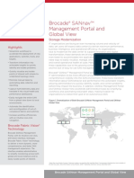 Brocade® Sannav™ Management Portal and Global View: Product Brief