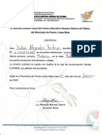 Certificado de Estudio