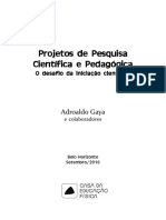 Projetos de Pesquisa Cientifica e Pedagogica PDF