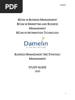 Business-Strategic Management Study Guide