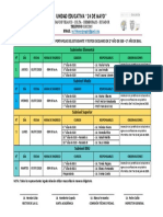 Cronograma de Recepción de Portafolio 2020.