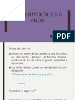 Alimentacion 2 - 5 Anos, Desnutricion