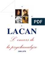 LACAN, Jacques. L'envers de la psychanalyse (1969-1970)