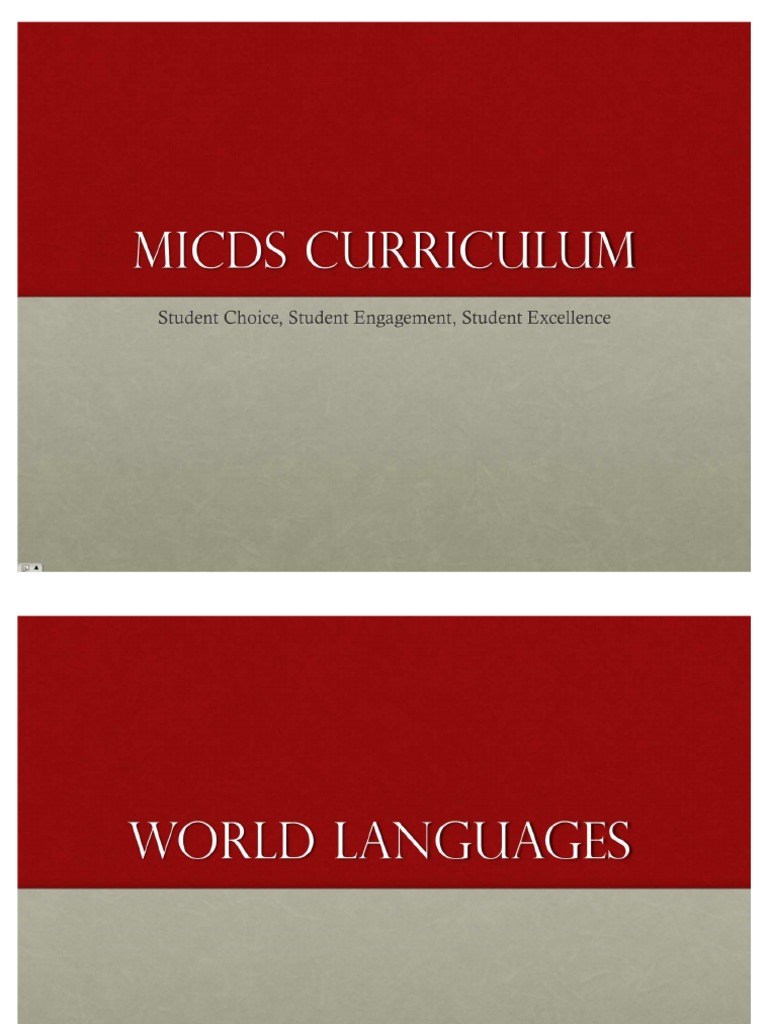 Micds Us Curriculum | PDF | Behavior Modification | Communication