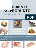 Ang Pagbebenta NG Produkto
