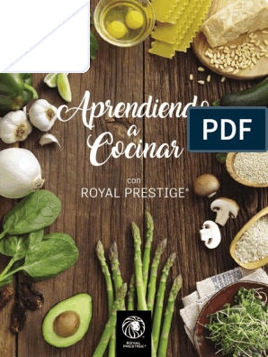 Recetario ROYAL PRESTIGE | PDF | Estufa de cocina | ensalada