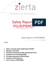Safety Reports: Psur/Pbrer