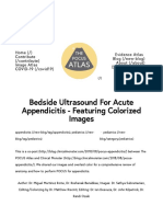 Bedside Ultrasound For Acute Appendicitis - Featuring Colorized Images - TPA