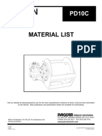 Material List: Winch Division