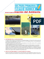 Contaminación Del Ambiente para Cuarto de Primaria PDF