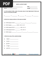 Multiplication Window Card for Grades 2-6 | PDF | Games & Activities ...
