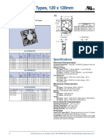 Fan, AC & DC Types, 120 X 120mm: Specifications