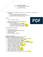 Special Proceedings Syllabus II PDF