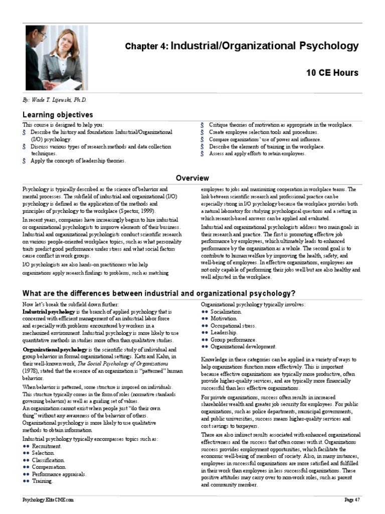 INDUSTRIAL AND ORGANIZATIONAL PSYCHOLOGY RESEARCH AND PRACTICE 7TH EDITION PDF FREE visual data 6