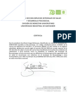 Carta Bienestar Universitario