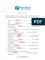 Phrasal Verbs Exercise 1 PDF