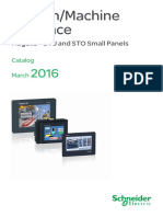 Human/Machine Interface: Magelis STU and STO Small Panels