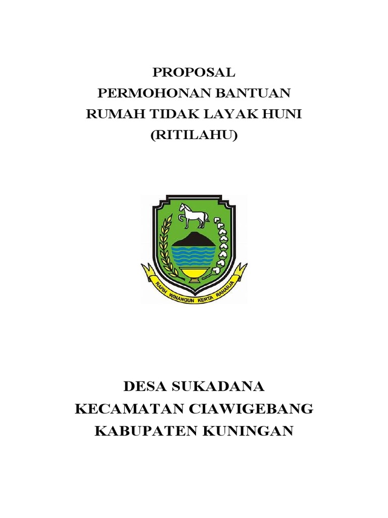 Proposal Bantuan Rumah Tidak Layak Huni | PDF