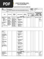 Lyceum of The Philippines - Davao: Classroom Instruction Delivery Alignment Map