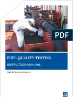 Fuel Quality Testing: Instruction Manual