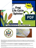 Frog Life Cycle Spinner: Promoting Success For You & Your Students!